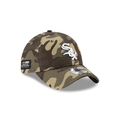 Chicago White Sox Gorra | New Era MLB Armed Forces Weekend 9twenty Adjustable Cap Mexico - Verdes